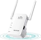 NETVIP WLAN Repeater WLAN Verstärker 300Mbit/s 2,4GHz WLAN Amplifier Range Extender Multifunktion Mini WiFi Signalverstärker Wireless Access Point mit Ethernet-Anschluss Willigt IEEE802.11n/g/b