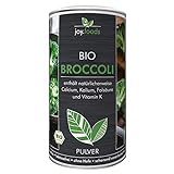 joy.foods Bio Broccoli Pulver, enthält natürlicherweise Calcium, Kalium, Folsäure und Vitamin K, laborgeprüfte Qualität aus Deutschland, 230 g