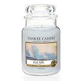 Yankee Candle Duftkerze im Glas (groß) | Sea Air | Brenndauer bis zu 150 Stunden