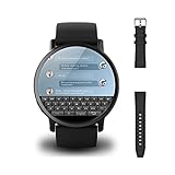JingRunZe Smartwatch 4g GPS WiFi SIM Karten-HD-Voll-Touch-Bildschirm 900mAh-Batterie 8MP-Kamera-Smart-Uhr-Männer for Android Ios. (Color : Black Black)