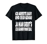Bauarbeiter Polier Fliesenleger Tiefbau Dachdecker Bauleiter T-Shirt