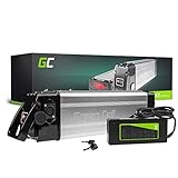 Green Cell® 24V | 36V | 48V E-Bike Akku Li-Ion Pedelec Elektrofahrrad Silverfish Batterie mit Ladegerät (24V 8.8Ah (max 250W))