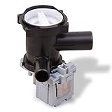 Laugenpumpe Pumpe Abwasserpumpe Ersatz für Bosch 00145787 Magnettechnikpumpe 30 Watt Ablaufpumpe mit Pumpenkopf für Waschmaschine