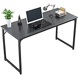 Computer Desk Small Desk Multi-Functional Laptop Table Home Office Desk Writing Desk Metal Frame Rectangle Office Computer Desk for Space (39.4 inches Black)