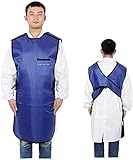 NYHKTY 0,35/0,5 mmpb einseitiger Schutzrock Leine Kleidung, Strahlung Röntgen-Bleikleidung, Unisex-Schutzrock Blei Kleidung.