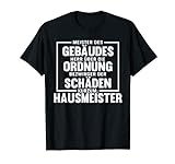 Herren Lustig Hausmeister Ordnung Reparatur Spruch Facility Manager T-Shirt