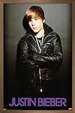 Trends International Justin Bieber – Love Wandposter, 37,4 x 56,8 cm, bronzefarbener Rahmen