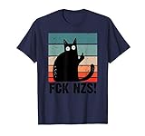 FCK NZS Lustige Katze | Gegen Rassismus Faschismus Fck Nzs T-Shirt