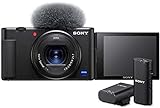 Sony Vlog-Kamera ZV-1 mit Sony ECM-W2BT Bluetooth-Mikrofon