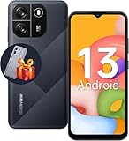 Blackview Wave 6C Akku 5100mAh Handy Ohne Vertrag Günstig, Octa Core 6,52' HD+ Smartphone, 4GB+32GB/1TB erweiterbar, 8MP+5MP Panorama Kamera, Android 13, 4G Dual SIM, Simlockfreie, 2 Jahre G