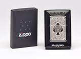Zippo 28323-150 ACE Filigree Feuerzeug, Schwarz, One Size