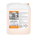 Lorito frisch & sauber Spülmat Spülmaschine, 10 Liter, Geschirrspülreiniger für gewerbliche Geschirrspülmaschinen, schnelltrocknend, pflegend, 10 L
