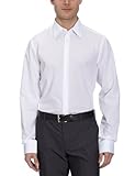 Seidensticker Herren Business Hemd Tailored Fit – Bügelfreies, schmales Hemd mit Kent-Kragen – Extra langer Arm – 100% Baumwolle, Weiß (weiß 01), 40 CM