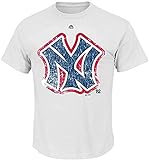 Majestic MLB T-Shirt New York NY Yankees League Supreme Cooperstown in M (MEDIUM)