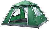 Zelt, Sportneer Wurfzelt Zelte 2-3 Personen Campingzelt, Großes Familienzelt Sonnenschutz für Outdoor Camping Festival Angeln, 240 x 220 x 150cm