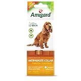 Amigard Antiparasitenband für Hunde, 60 cm, wasserfest, zurückschneidbar, gegen Zecken, Milben und Flöhe, ohne Chemie für eine natürliche Fellpflege