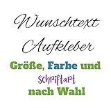 Ma2ca Autoaufkleber KFZ-Aufkleber Wunschtext Aufkleber selbst gestalten - als Schriftzug - Tuning Sticker Klebeschrift - Buchstaben Text Aufkleber Autofolie Folien Aufkleb