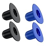 Schwimmbad Stopfen Ersatz 4pcs Pool Stöpsel Schwimmbad Stecker Pool Abfluss Stöpsel Schwimmbad Dichtstopfen Sieb Loch Schwimmbad Pool Stopper Stecker Sieb Stopper Kompatibel Intex (2 schwarz 2 blau)