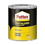 Pattex Kraftkleber Classic, extrem starker Kleber für höchste Festigkeit, Alleskleber für den universellen Einsatz, hochwärmefester Klebstoff, 1 x 650g