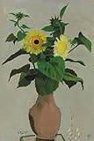 GYTRI CGFHJ Georges Braque Poster Georges Braque Leinwand Malerei Abstrakte Wandkunst 《Vase Sonnenblume》Bild Georges Braque Drucke für Wohnkultur 40x60cm ung