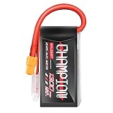 GOLDBAT Champ 6S Lipo Batterie 22,2 V 120C 1300 mAh FPV Lipo RC Batterie mit XT60 Anschluss für FPV Drohnen Racing Quadcopter Flugzeug RC Mehrmotor UAV Rennrad Boot Hobby DIY