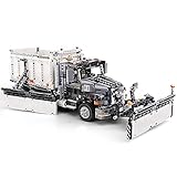 Technische Schneepflug Fahrzeug Bausteine, 1690 Stück Stadt Schneepflug LKW DIY Modell Spielzeug Ziegelsteine ​​BAU Set, Kompatibel Mit Lego Technik
