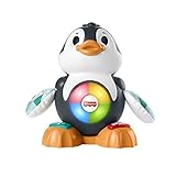 Fisher-Price HCJ59 - BlinkiLinkis Pinguin, Musikspielzeug Babyspielzeug und Kleinkinder, interaktives Lernspielzeug, Babyspielzeug ab 9 Monaten