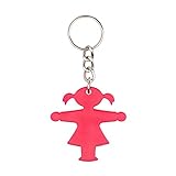 AMPELMANN Schlüsselanhänger Schlüsselmann Schlüsselfrau (Ampelfrau - Pink)
