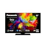 Panasonic TV-55Z80AEZ, Z80 Serie 55 Zoll 4K Ultra HD OLED Smart TV, 2024, Fire TV, Dolby Vision & Atmos, Game Mode Extreme, Alexa Sprachsteuerung, Airplay, Schw