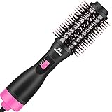 Miserwe Haartrockner Warmluftbürste Professioneller Haartrockner Bürste Heißluftbürste Volumenbürste Stylingbürste Heißluftkamm und Styler für Damen und Herren