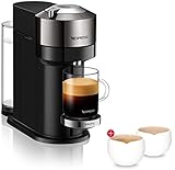 Nespresso Krups Vertuo Next Kaffeemaschine, Kaffeekapselmaschine + Origin Espresso Tassen (2 x 40 ml) I Kaffee Kapselmaschine mit Automatische Abschaltung I Kurze Aufheizzeit, One-Touch-System