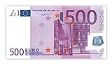 Litfax 500€ Euroschein/Euro-Geldscheine 203x103 mm/banderoliert, je Pack. 75 Stück (1 PG)…
