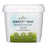 AMMOVIT Mobil 1 kg Eimer - ökologischer Sanitärzusatz zur Geruchs- und Fäkalienbehandlung - biologisch abbaubar, Camping & Caravan