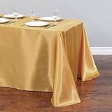NW Einfarbige Satin-Tischdecke Für Geburtstag, Hochzeit, Bankett, Restaurant, Festliche Party