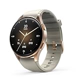 Hama Smartwatch 8900 mit GPS, wasserdicht IP68, Telefonfunktion (AMOLED Touch Display, Sprachsteuerung, Sportmodi, Schlaftracker, Herzfrequenzmessung, WhatsApp, Laufuhr, Pulsuhr, Fitnessuhr) g