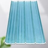 Dachpaneele Profilblech,1.5mm FRP-Tageslichtplatte,UV-Schutz-Dachplatten,Regenfeste Transparente Dachblech,Leicht zu Rollen und zu Schneiden,Wandverkleidungsplatten (13 pcs,0.9x2m/35x79in)