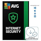 AVG Internet Security - Antivirenschutz für Windows, macOS, iOS und Android | 10 Gerät | 1 Jahr | PC/Mac | Aktivierungscode per Email