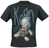 Korn New Doll Männer T-Shirt schwarz L 100% Baumwolle Band-Merch, Bands