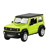 RRBY Schönes Automodell! Für Suzuki Für Jimny Geländewagen Legierung Automodell Diecast Metall Fahrzeug Sound Licht Dekoration Geschenke 1:26 (Color : Green)