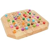 Almencla Hölzerne Arabische Ziffern Sudoku Lehre Mathematik Zählbrett Platte Spielzeug Geburtstag