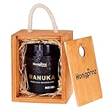 Honigprinz - Manuka Honig MGO 100+, MGO 300+, MGO 400+, zertifiziert aus Neuseeland | Honigprinz Familien – Imkerei (MGO 100+, Geschenkset)