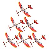 PATKAW Fliegende Segelflugzeuge Flugzeugspielzeug: 6 Stück Gummiband Angetriebenes Flugzeug Flugzeug aus Fliegendem Spielzeugflugzeug Partygeschenke für Kinder Jungen Geburtstag
