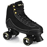 SPOKEY RAVINA Rollschuhe für Jugendliche und Erwachsene bis max. Gewicht 100 kg| Kugellager ABEC-7 Carbon, PU Rolle 54 x 32 mm, Softbboot (Canvas und Ökoleder) mit Schnürsenk