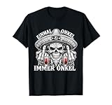 Tioz - Einmal Onkel, Immer Onkel - LA FAMILIA - Böhsen Onkelz Fan T-Shirt - Schwarz - Klein - Unisex - Kurzarm - Klassisch - Rebellisch - C