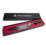 Fichtensteiner Hochwertiges Professionelles Chef Messer - 8 inch - Extrem Scharf - Ergonomisch - für höchste Ansprüche -MUTTERTAG - MUTTERTAGSGESCHENK - VATERTAG - VATERTAGSGESCHENK