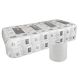 64 Rollen Toilettenpapier KATRIN Basic Toilet 250 | 2-lagig | weiß | 8 x 8 Rollen | 250 Blatt/Rolle | Recycling WC-Papier