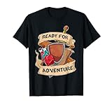 Abenteuer W20 Würfel T-Shirt Fantasy Rollenspiel Brettspiel
