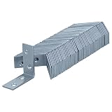HELPMATE – 48 Stück Stuhlwinkel 40x40x15 mm – Winkelverbinder galvanisch verzinkt & blau passiviert – Möbelwinkel mit hervorragendem Korrosionsschutz, stabil & langlebig – einfache Montag
