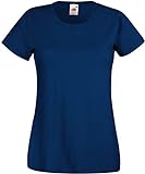 Fruit of the Loom Lady-Fit Valueweight T 61-372-0 XXL,Navy
