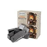PALIGO Braunkohlebriketts 10kg x 2 Gebinde 20kg 1 Paket Kaminbriketts Ofenbriketts Braunkohle Brikett Bündel Kohle Gluthalter Rek